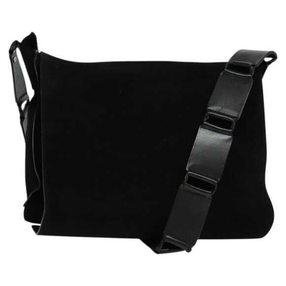 GUCCI Shoulder Bag Suede Black - Picture 1 of 14